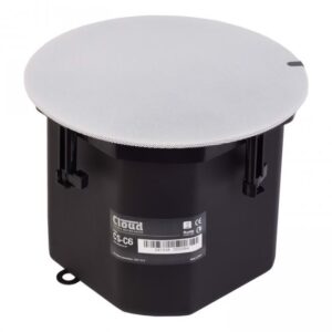 Cloud indbygningshøjttaler coaxial 6" 2-vejs, Sort