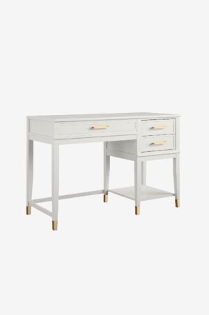 CosmoLiving by Cosmopolitan - Hæve-/sænkebord Westerleigh - Hvid - Skriveborde - - Homeroom