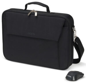 DICOTA Multi Trådløs Mus Kit (Computertaske og Mus) - 15,6tm, 1000dpi, 3 Knapper - Sort