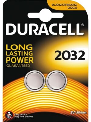 DURACELL Long Lasting 3V CR2032 - 2 Pack