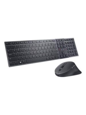 Dell Premier KM900 - keyboard and mouse set - collaboration - QWERTY - US International - graphite - Tastatur & Mus sæt - Universal - Grå