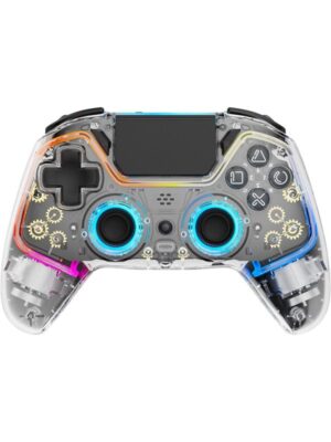 Deltaco GAM-169-T - Transparent - Wireless Controller - Sony PlayStation 4