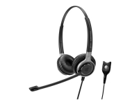 EPOS IMPACT SC 660 - Headset - på øret - kablet - Easy Disconnect - sort med sølv