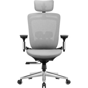 Ergonomisk kontorstol Dove Grey 150 kg
