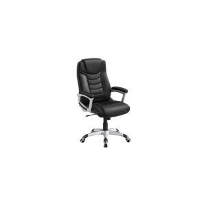 Ergonomisk kontorstol i sort