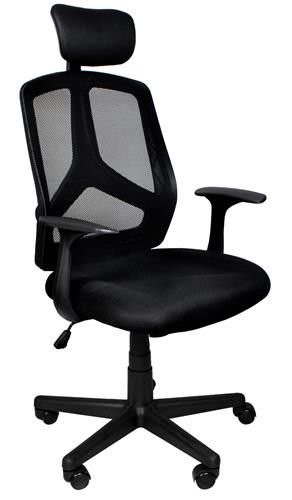 Ergonomisk kontorstol med mesh ryg og nakkest⌀tte