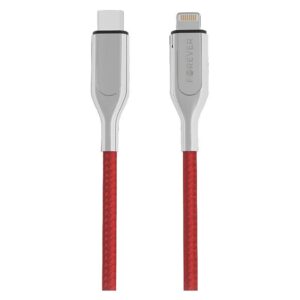Forever Core 1,5m Mfi USB-C PD til Lightning Kabel, Rød