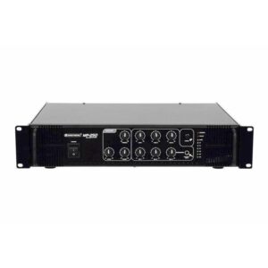 Forstærker med mixer. 100 Volt/ 4-16 ohm. 250 Watt. Omnitronic MP-250 PA