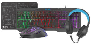Fury Thunderstreak 3.0 Kablet Gaming Sæt (Tastatur/Headset/Mus/Musemåtte)