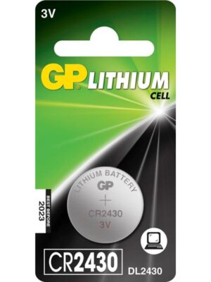 GP knapcelle Lithium CR2430 3V, 1-pak