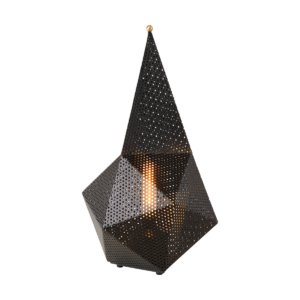 GUBI Bagdad bærbar lampe Soft black semi matt