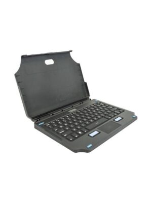 Gamber-Johnson LLC Gamber-Johnson 2-in-1 - keyboard and folio case (case) - attachable compact - with touchpad mouse buttons - AZERTY - French Input Device - Tastatur & Folio sæt - Fransk - Sort