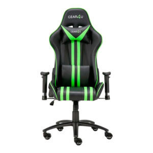 Gear4U Elite Gamer stol - Sort/Lysegrøn