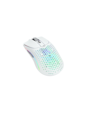 Glorious Model O Wireless 2 - Matte White - Gaming Mus - Optisk - 6 knapper - Sort med RGB lys