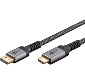 Goobay DisplayPort til HDMI 3 meter kabel