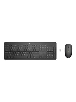 HP 235 - Tastatur & Mus sæt - Engelsk - Sort