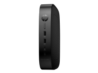 HP Pro t550 - Tynd klient - USFF 1 x Celeron J6412 / op til 2.6 GHz - RAM 8 GB - flash 64 GB - eMMC - UHD Graphics - Gigabit Ethernet, Bluetooth 5.2, IEEE 802.11ax (Wi-Fi 6) - Win 10 IoT Enterprise 2021 LTSC - skærm: ingen - tastatur: tysk