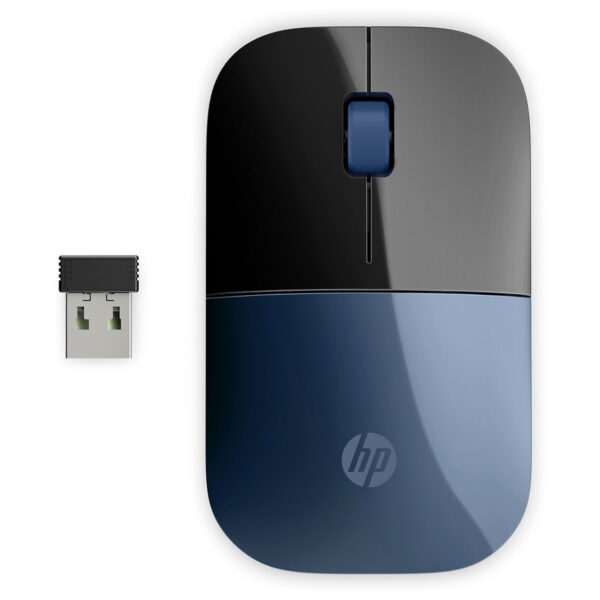 HP Z3700 Trådløs Mus - 1200DPI (USB Dongle) Lumiere Blå