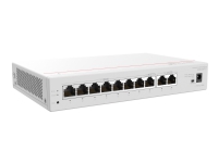 Huawei eKitEngine S380-S8P2T - Switch - Administreret - 1 x 10/100/1000 (PoE+) + 7 x 10/100/1000 - monterbar på stativ - PoE+ (124 W)