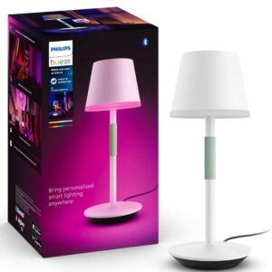 Hue Go Bærbar bordlampe Hvid/Sage gr⌀n