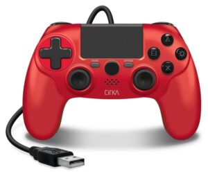 Hyperkin NuForce Kablet Controller til PS4, PC og Mac - USB-A - Rød