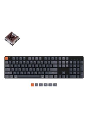 Keychron K5 SE Low Profile Hot Swap Optical Brown - Tastatur - Nordisk - Sort