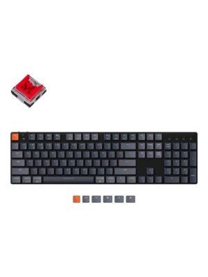 Keychron K5 SE Low Profile Hot Swap Optical Red - Tastatur - Nordisk - Sort