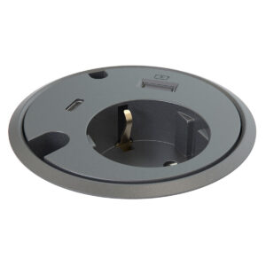 Kondator Powerdot Stikudtag (m/USB-A/USB-C) Sort