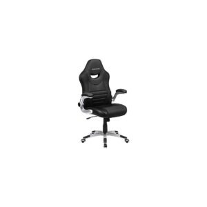 Kontorstol Ergonomisk drejestol med klaparme og nylon stjernefod