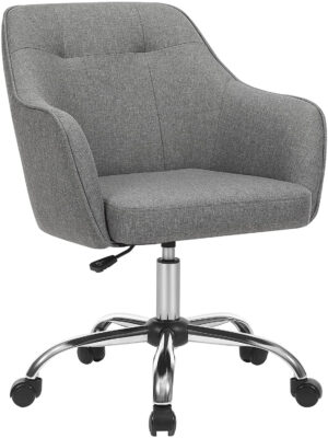 Kontorstol Nordstil Skrivebordsstol Stofindtræk Ergonomisk - 120 kg belastning