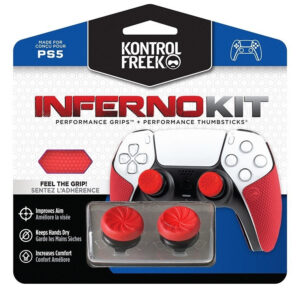 KontrolFreek Performance Sæt med Grip og Thumbsticks til PS5 Controller - Inferno