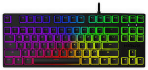 Krux Atax Pro RGB Pudding Gateron Mekanisk Gaming Tastatur (65 pct.) - Gule Swicthes