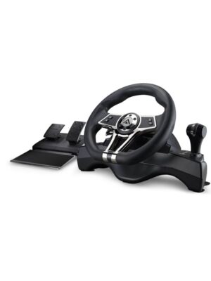 Kyzar PlayStation Steering Wheel - Wired Steering wheel & Pedal set - Sony PlayStation 4