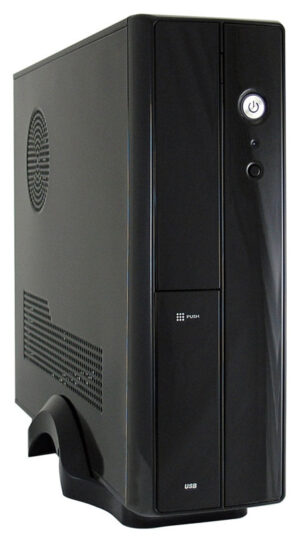 LC Power LC-1400MI PC Kabinet med Strømforsyning - USB-A 3.0/USB-A 2.0/Audio, mATX/Mini-ITX - 200W