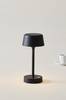 LEDA bærbar lampe Sort
