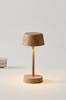 LEDA bærbar lampe Træfarvet