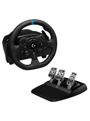 Logitech G923 TRUEFORCE Racing Wheel & Pedals - PS5/PS4 & PC - Wired Steering wheel & Pedal set - Sony PlayStation 4