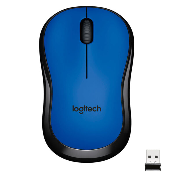 Logitech M220 Silent Trådløs Mus - 2,4GHz (1000DPI) Blå