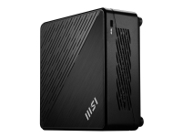 MSI Cubi 5 12M 021BDE - Barebone - mini PC - 1 x Core i5 1235U / op til 4.4 GHz - RAM 0 GB - UHD Graphics - Gigabit Ethernet, 2.5 Gigabit Ethernet, IEEE 802.11ax (Wi-Fi 6E), Bluetooth 5.3 - sort