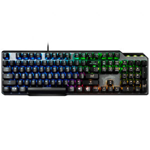 MSI Vigor GK-50 Elite BW Gaming Tastatur m/RGB - 1,8m (Mekanisk)