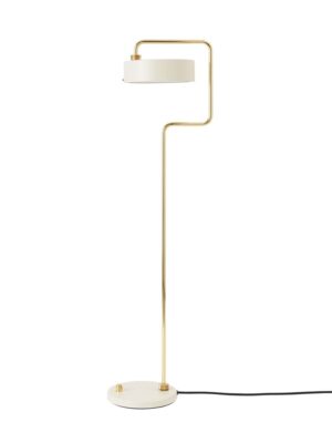 Made By Hand Petite Machine Floor Lamp 108x32 cm - Oyster White
