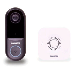 Marmitek Smart Dørklokke m/Kamera + Modtager Sæt (1080)