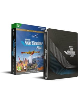 Microsoft Flight Simulator 2024 (Premium Deluxe) - Code in a Box - Windows - Simulator