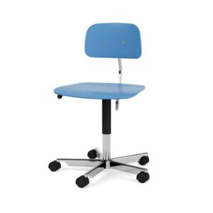 Montana Kevi 2533 Kontorstol - Azure/Poleret Alu