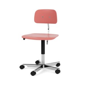 Montana Kevi 2533 Kontorstol - Rhubarb/Poleret Alu
