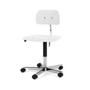Montana Kevi 2533 Kontorstol - Snow/Poleret Alu