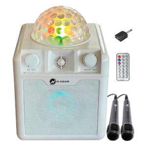N-Gear Disco 410 Bluetooth højttaler (m/disko lys) Hvid