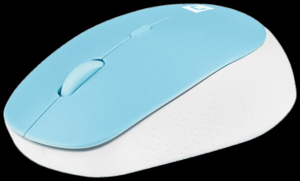 NATEC Harrier 2 Trådløs Mus - Bluetooth, 1600DPI, AA Batteri - Blå/Hvid