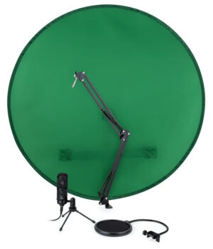 Nacon Streaming Studio Sæt med Mikron og Greenscreen til PC, PS4 og PS5 - 1,5m Kabel