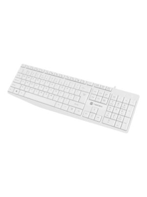 Natec Nautilus - keyboard - QWERTY - US - white - Tastatur - Amerikansk engelsk - Hvid
